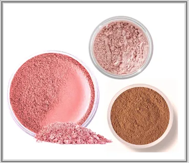 natural makeup products long lasting blush contouring bronzer and highlighting powder for oily skin types breakout prone skin products mattify cosmetics 