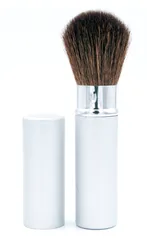 1 step powder brush that holds powder inside - mattify cosmetics vegan makeup for oily skin 