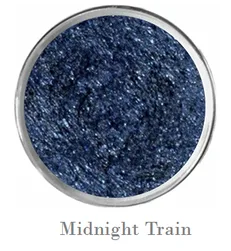 Sparkly navy blue eye shadow Mattify cosmetics dark icy blue eye makeup for winter smoky eye holiday eyeshadow eye liner to use besides black long lasting eye makeup with built in primer for oily eye lids  