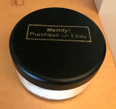 First Jar of Mattify Powder for oily skin ever created - now called Mattify Original 